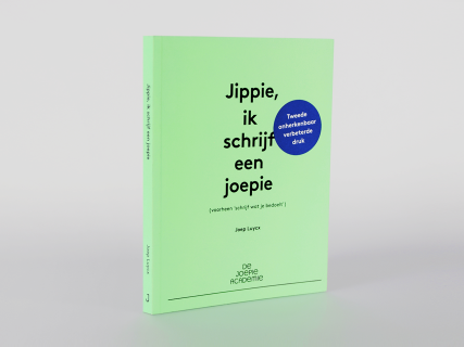 Jippie ik schrijf een joepie, de joepie academie, studio enkelvoud