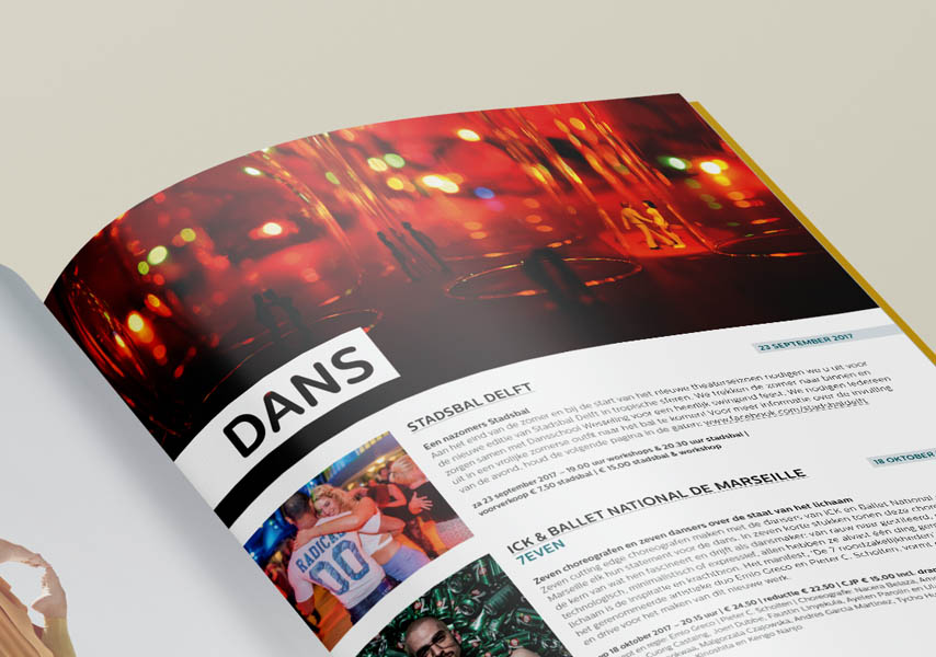 Theater de Veste, Seizoen 17|18, Studio Enkelvoud, seizoensbrochure, toneel, campagnebeeld, grafisch ontwerp, fotografie, miniatuur, miniature, editorial, grafisch ontwerp, lay-out, brochure, dans