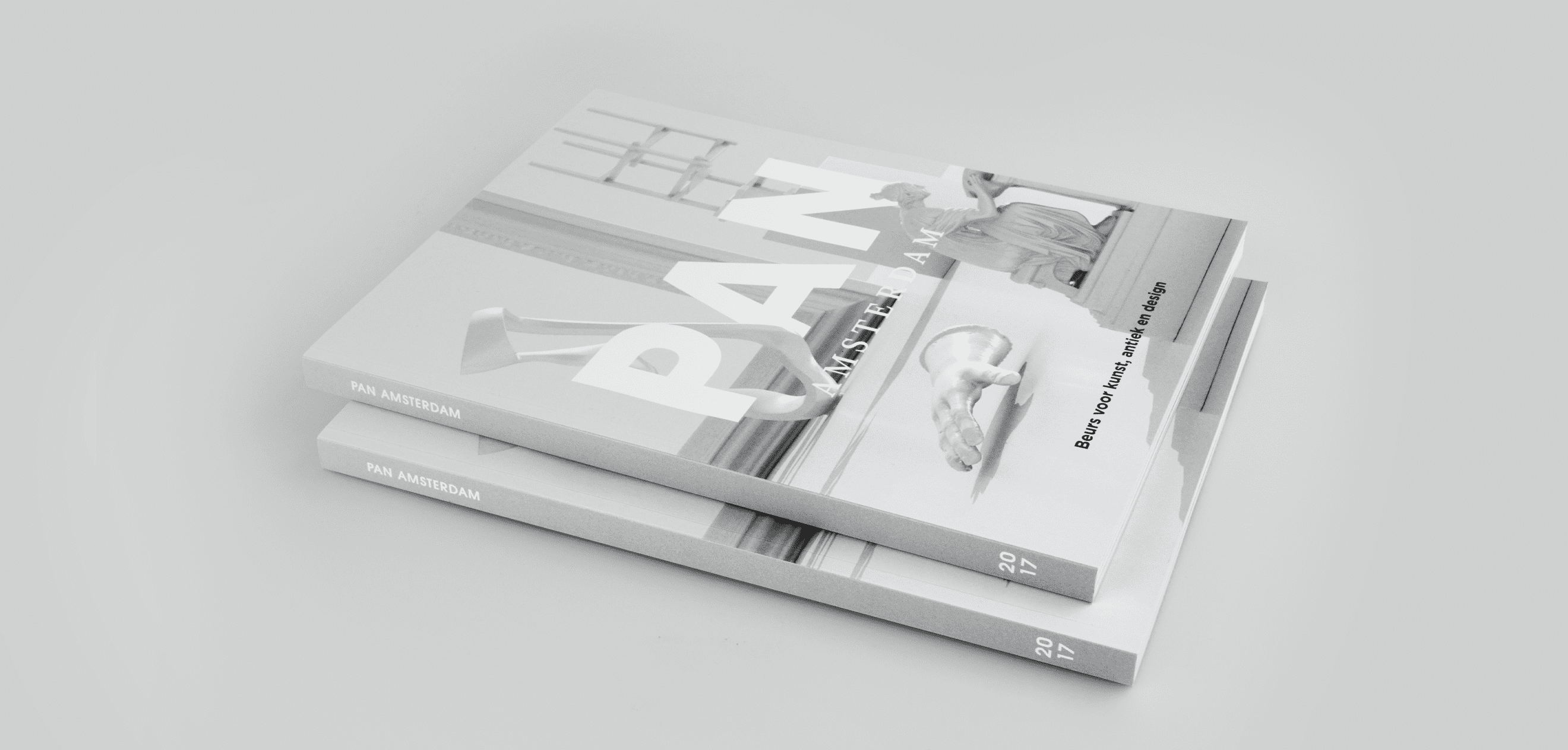PAN Amsterdam, 2017, Catalogus, Magazine, Grafisch ontwerp, Graphic design, Magazine, Catalogus, Koen Hauser, Campagnebeeld, Grijs, Wit, Objecten, Fotografie, Photography