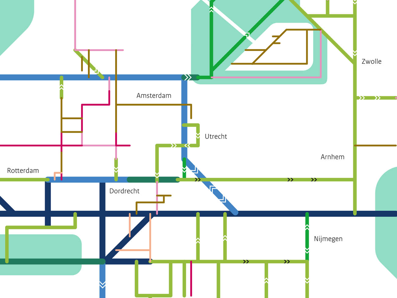 Rijkswaterstaat, vaarwegenkaart, Studio enkelvoud, overheid, tweede kamer, infographic, simpel, eenvoud, grafisch, ontwerp